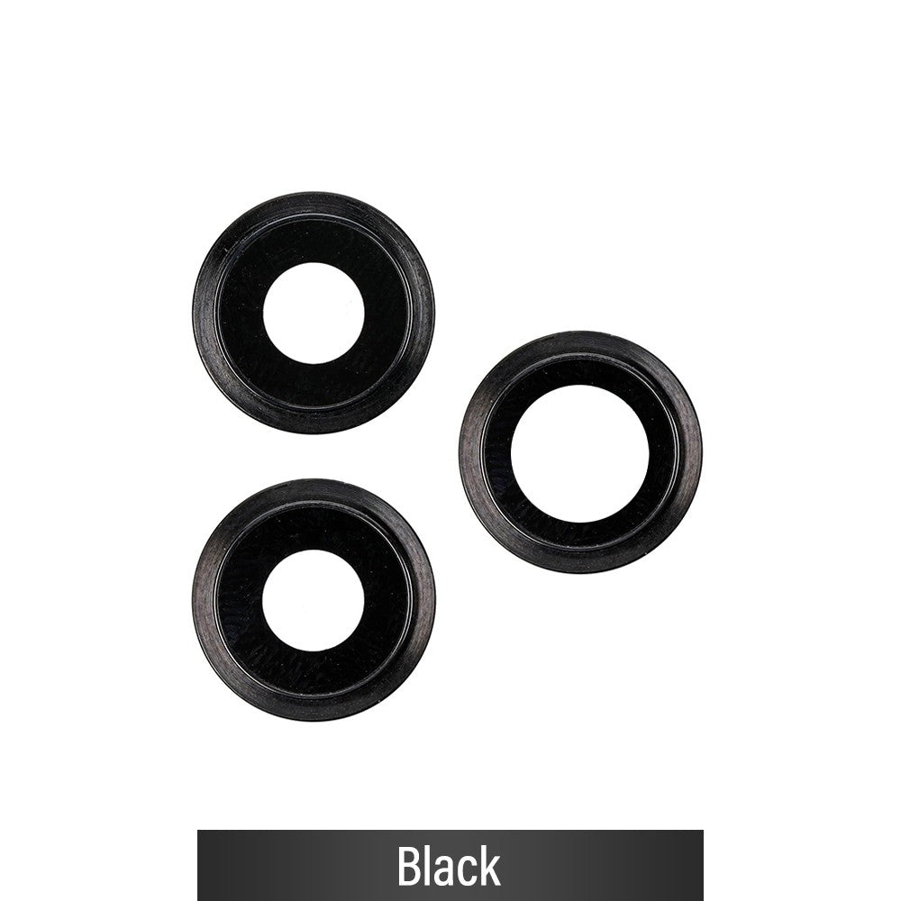 Rear Camera Lens with Bezel for iPhone 11 Pro / 11 Pro Max-Black Rear Camera Lens with Bezel for iPhone 11 Pro / 11 Pro Max-Black